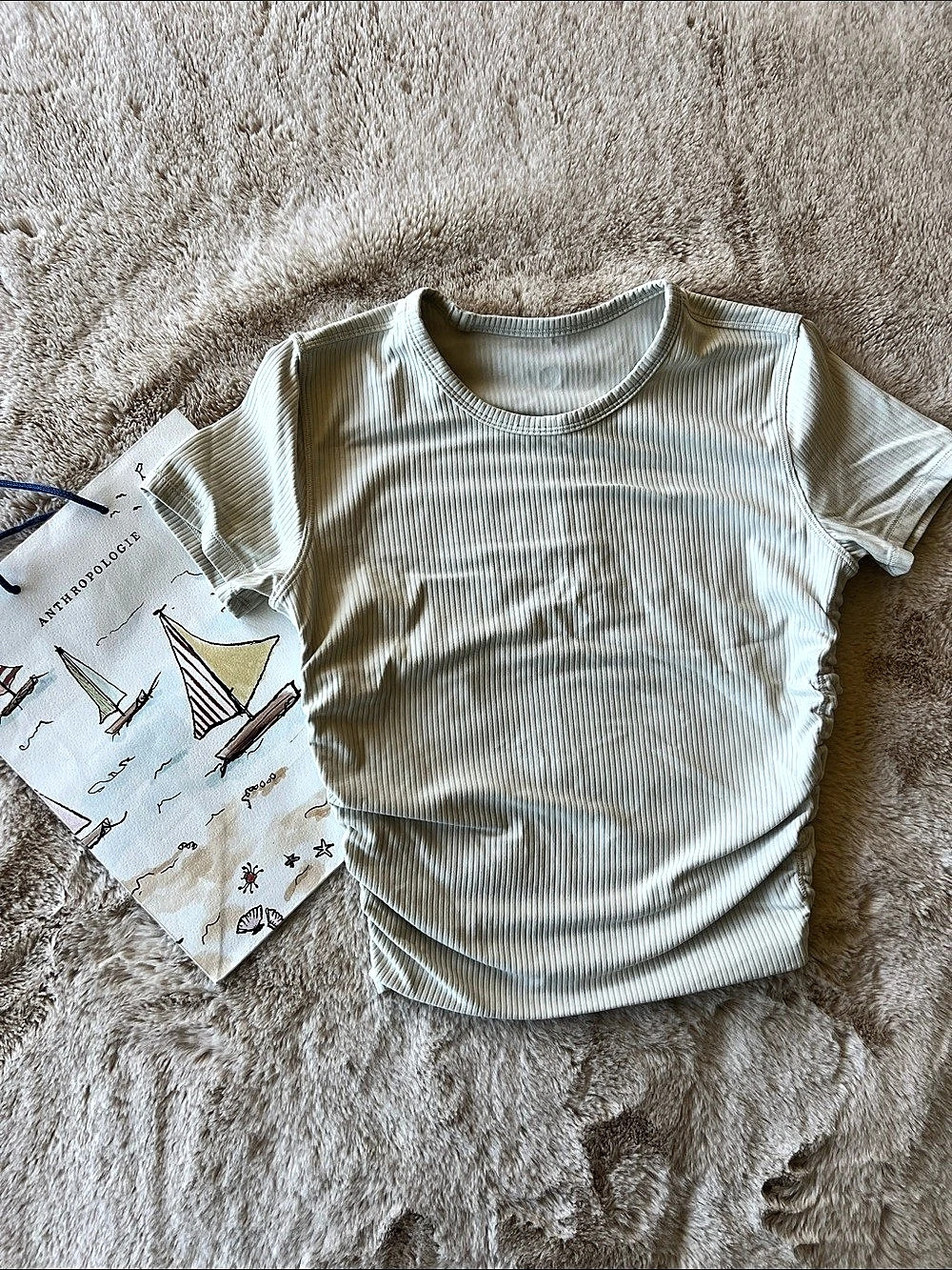 Lululemon All It Takes Ribbed Short Sleeve T-Shirt in Green
